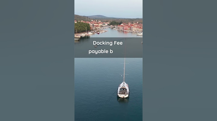 DOCKING STARI GRAD PORT, HVAR