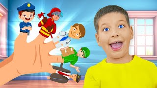 Finger Family Rescue Team + more Kids Songs &amp; Videos with Max