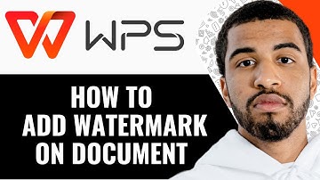 How To Add Watermark On Document In WPS Office Mobile - (Step By Step)