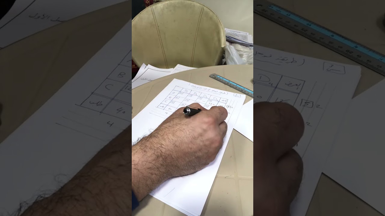 شرح طريقه فوجل لمشكله النقل   د / بسام المصري