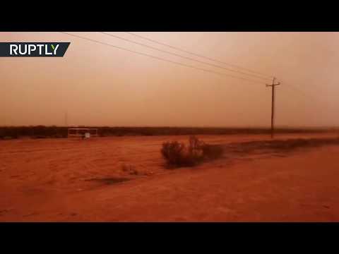 Skies turn orange as dust storm sweeps across south east Australia