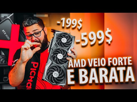 Lançamento AMD vai Balançar o Mercado! -599$ | 355W | 2x8p!!! E agora?