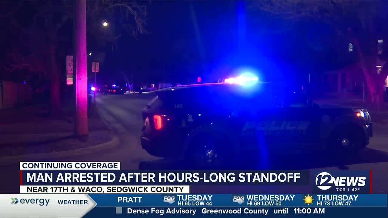 Man arrested after hours-long stand near 17th & Waco - YouTube