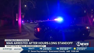 Man arrested after hours-long stand near 17th & Waco