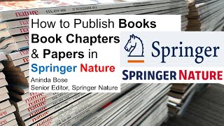 How to Publish Books, Book Chapter and Paper in Springer Nature | Aninda Bose - Senior Editor screenshot 5