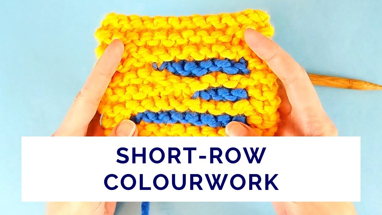 How to Knit Colourwork Using Short Rows