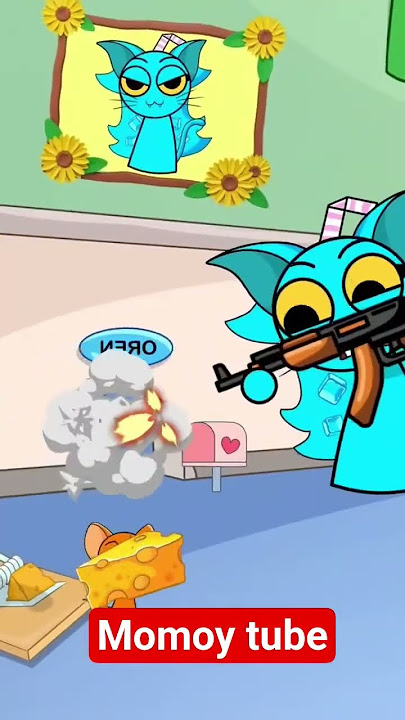 OREN and AQUA as TOM and JERRY #sprunki #animation #cartoon #coffindancesong #fyp