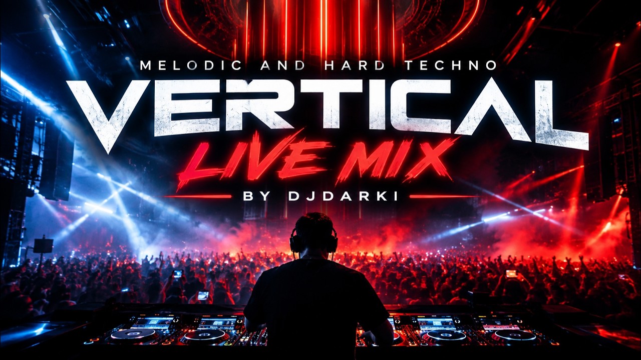 Melodic and Hard Techno Vertical Live Mix By Djdarki |  its live performance