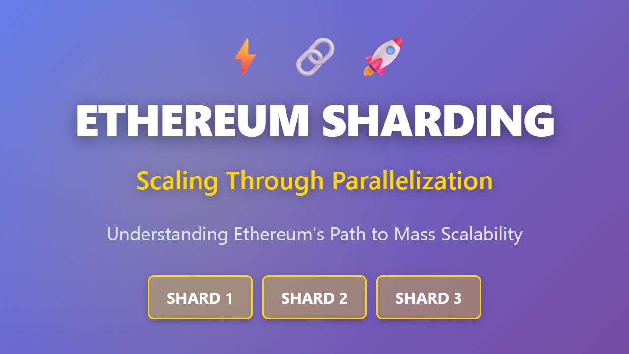Ethereum Sharding Explained: Scaling Through Parallelization for Beginners