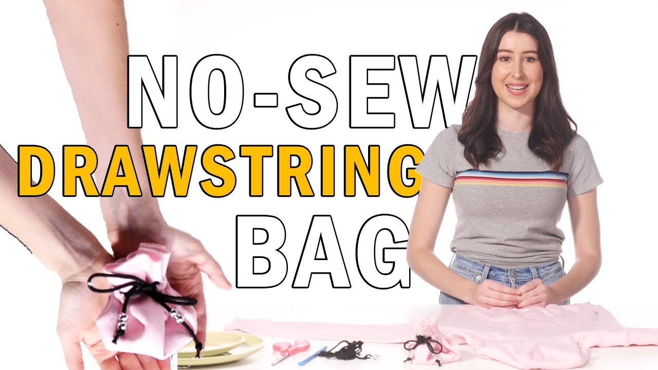 Simple Drawstring Bag - Free Sewing Pattern and Tutorial