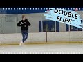 How To Do A Double Flip! - Figure Skating Tutorial