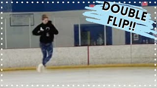 How To Do A Double Flip! - Figure Skating Tutorial