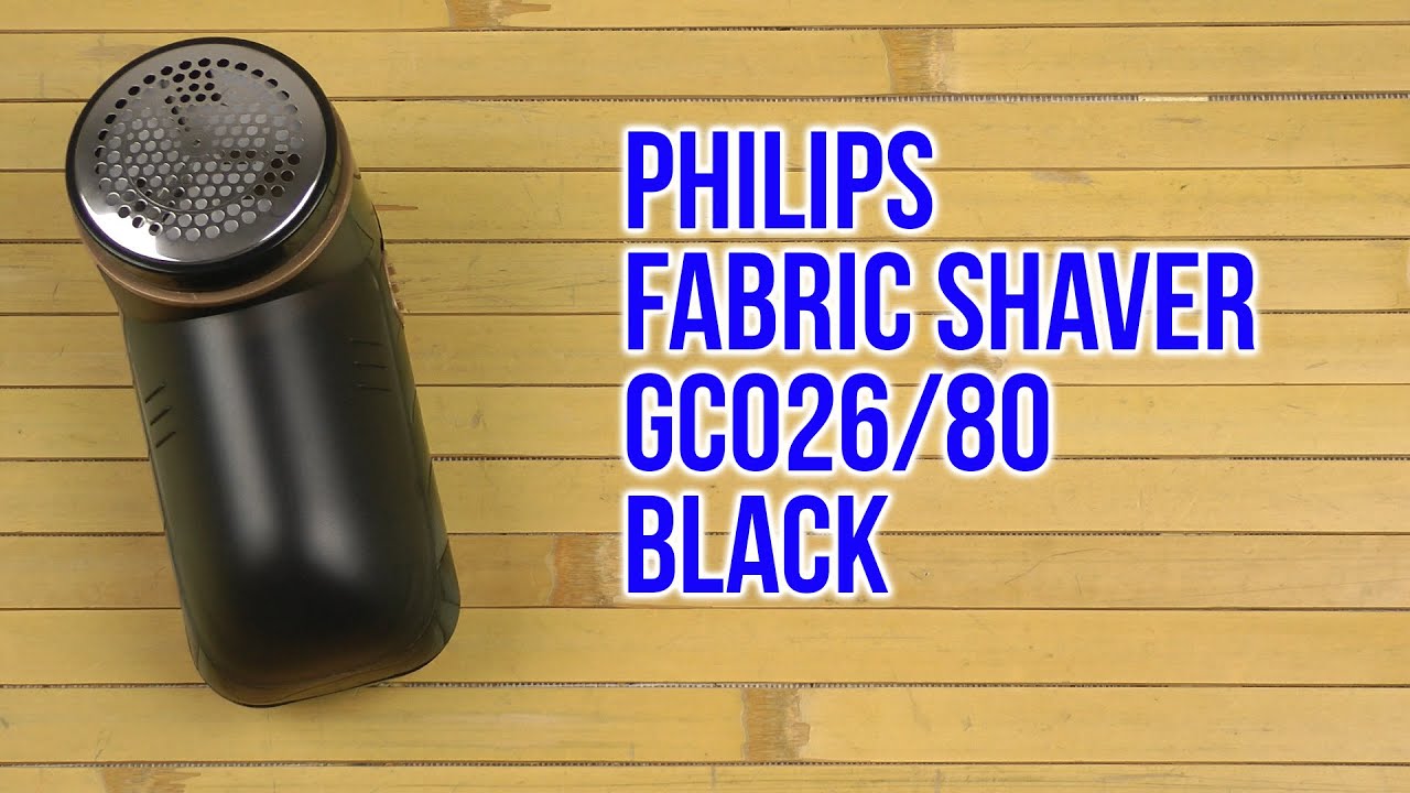 Распаковка PHILIPS Fabric Shaver GC026/80 Black YouTube
