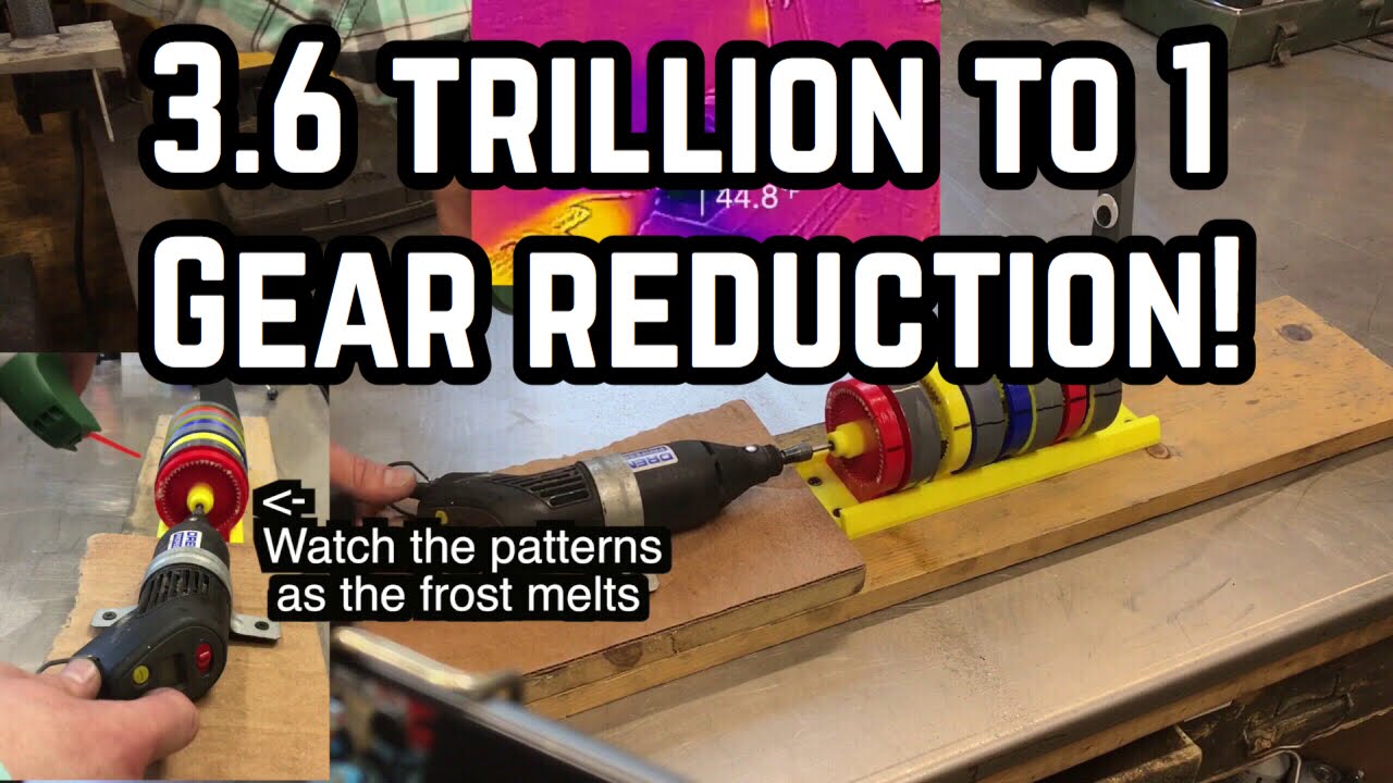 3,616,238,492,881 To 1 - The Most Useless Gear Ratio Ever - YouTube