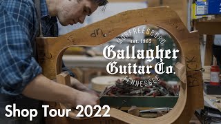 How do you build Gallagher Guitars? Shop Tour 2022