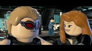 LEGO Marvel Super Heroes Chapter 6 | Black Widow Hawkeye Captain America Human Torch vs Red Skull