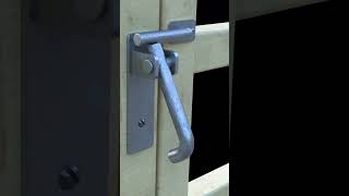 Automatic gate latch #shorts