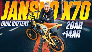 Dual Battery Ebike Under $1000! - Jansno X70 Review
