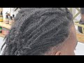 How to safely take down two strand twist on natural hair