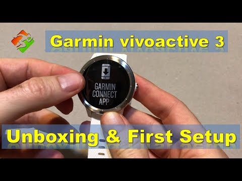 Garmin vivoactive 3 - Unboxing & First - YouTube