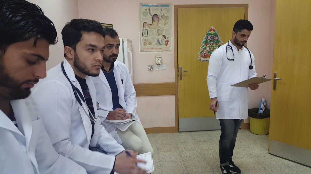 Clinical examination by Dr.  Hamzah