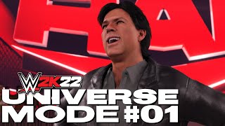 WWE 2K22 | Universe Mode - 'BISCHOFF'S BACK!' | #01