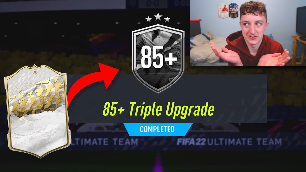 You can pack Icons in the 85+ Triple Upgrade?