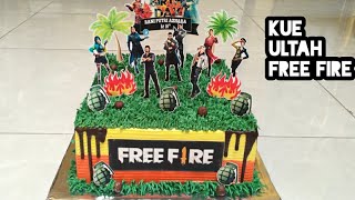 Kue ulang tahun free fire || how to make freefire birthday cake