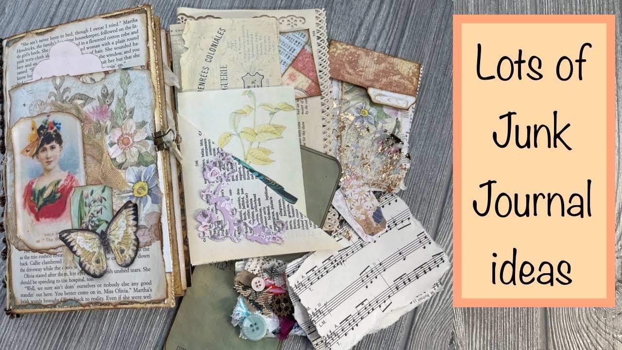 Junk Journal Pages Vintage Ephemera Pack Kraft Paper Junk - Temu