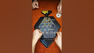 Chain Triangle Chess Game 🎮 I really like it #shorts #viralvideo #carromboard