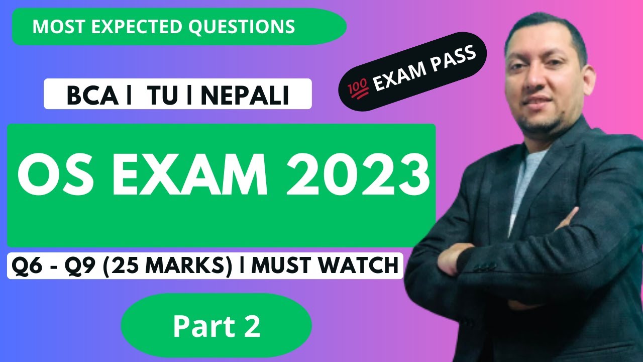 Operating System Part-2 | BCA 2023 Solved Paper TU | Scheduling Numericals, Threats, Kernel, Process