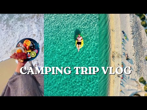 Camping trip vlog | beautiful island