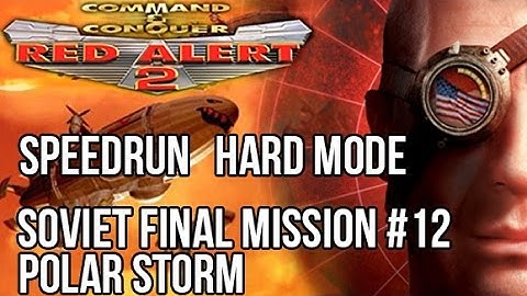 Red Alert 2 HARD - Soviet Mission 12 Speedrun (FINALE)