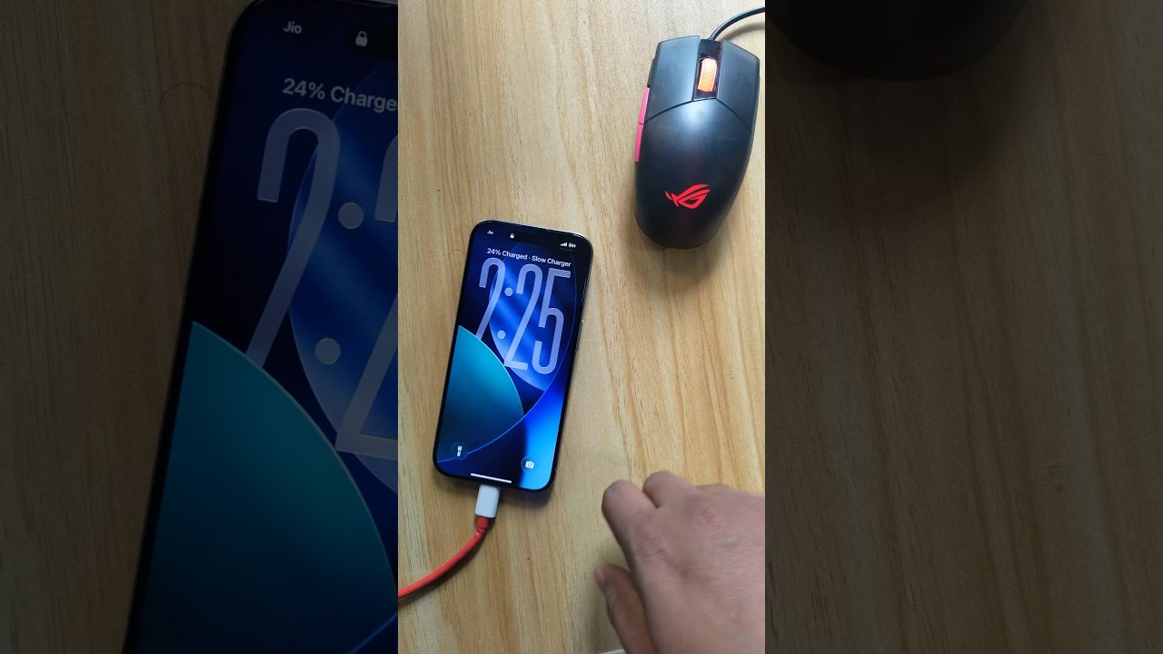 Slow charger warning on ios 26 