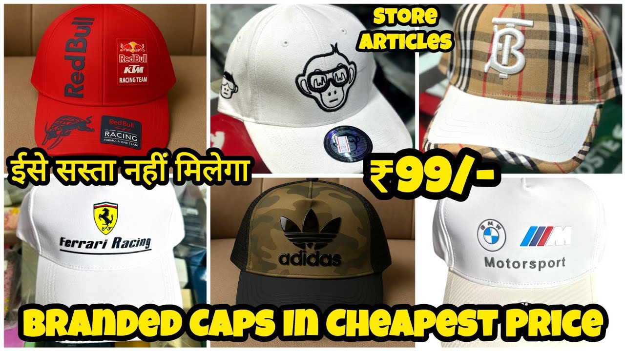 ₹99💥 100% Original Cheapest Branded Caps In Cheap | Important Caps at Low Price, Hats  Baseball Caps