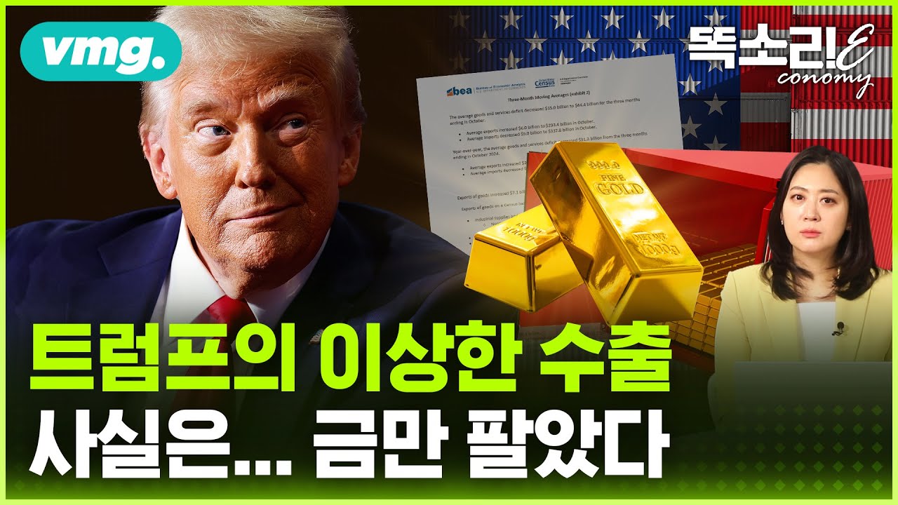 미국 금 수출은 왜 갑자기 급증했나… 5,200달러의 출발점 들여다보니 / 똑소리E / 비디오머그