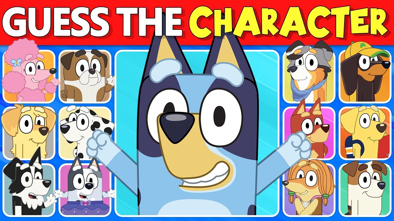 Guess the Bluey Character 🐶 Ultimate Bluey Quiz Challenge! | Quiz ...