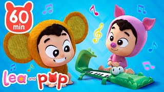 Colores para bebés - Aprende los colores con Pop y Cocopiano - Lea y Pop