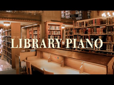 【Library piano】🔊 공부할 때, 일할 때 듣기 편한 피아노 음악 🎧 Piano music is easy to listen to when studying