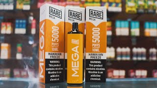 Rare Mega Hawaiian Freeze Disposable Vape Review