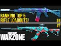 Call Of Duty WARZONE: RANKING The TOP 5 BEST ASSAULT RIFLE LOADOUTS! (WARZONE Best Setups)