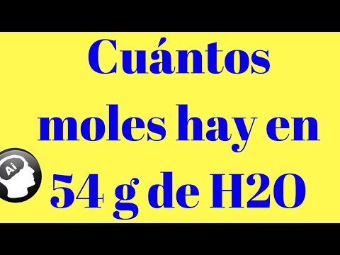 Video: ¿Cuántas moléculas hay en 9 moles de h2s?