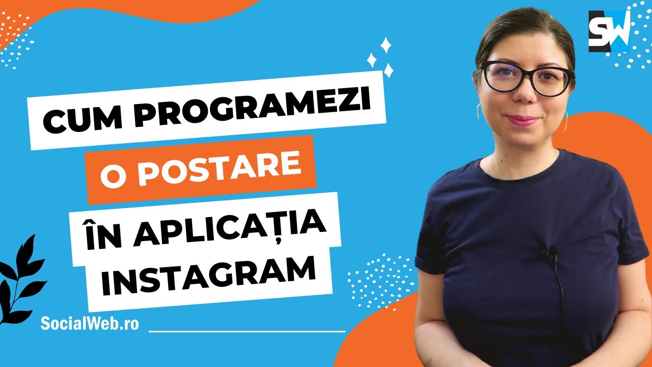 Postare Instragram Cum programezi o postare în aplicația Instagram - YouTube