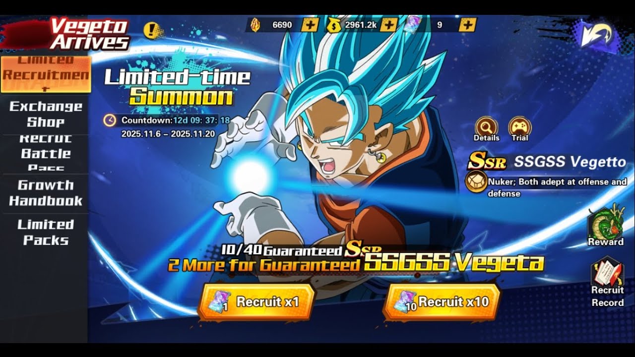 Super Warriors Saga - Vegeto Arrives! Nuevo Banner Limitado Vale La Pena? Explico  Dragon Ball RPG!