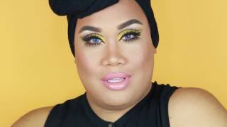 Full Amazing YELLOW CUT CREASE MAKEUP TUTORIAL|by PatrickStarrr Guide