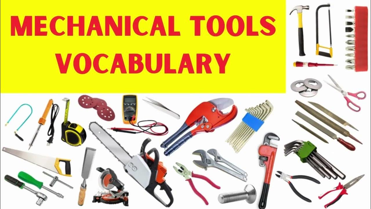 Mechanical Tool Names in English with Pictures Mechanical Tools