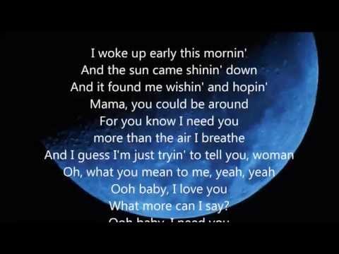 Lynyrd Skynyrd - I Need You - Scroll Lyrics "22"