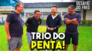 DESAFIO DOS PENTACAMPEÕES! feat. Vampeta, Luizão e Junior