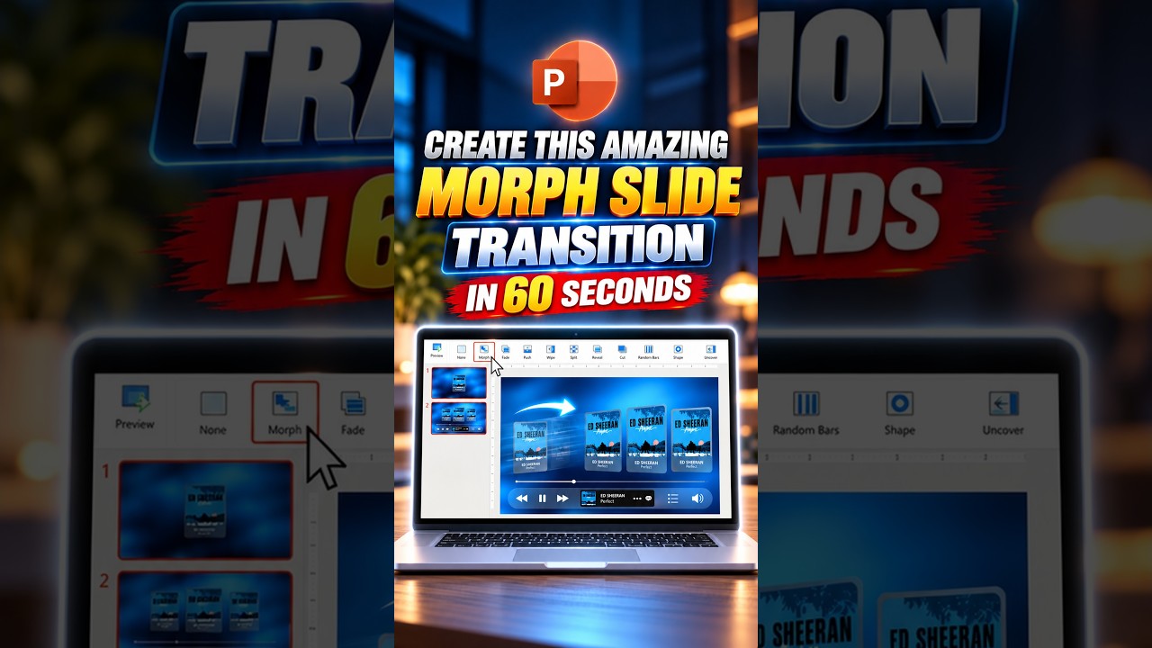 How to Create a Morph Slide Transition in PowerPoint - YouTube