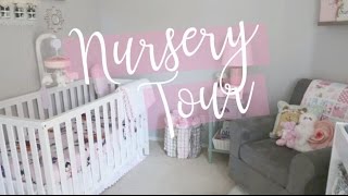 NURSERY TOUR 2017 / on a budget / DIY / inexpensive / baby girl Hello everyone! Thank you so much for stopping by to watch my video. Please comment below with any questions! All products